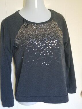 Embellished sweatshirt by Joe Boxer